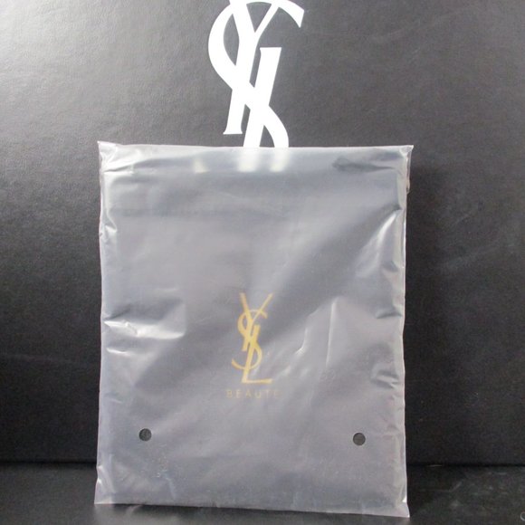 YSL YVES SAINT LAURENT BEAUTE BLACK SMALL POUCH NEW - Picture 3 of 3